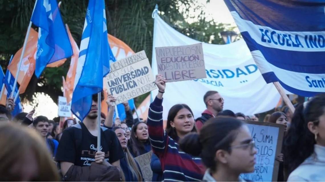 El financiamiento del sistema universitario fue motivo de diversas marchas federales en los últimos años.