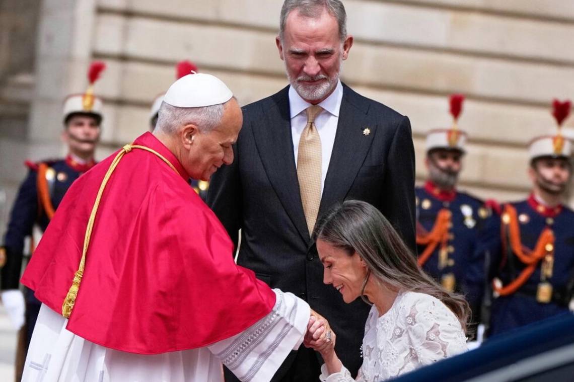 El Papa Leon XIV inició su visita a España.