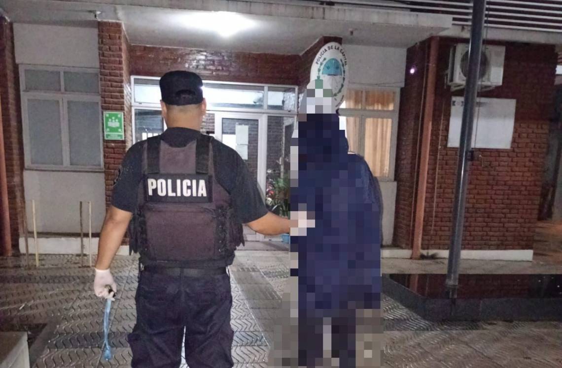 El detenido fue trasladado a la Comisaría 12da.