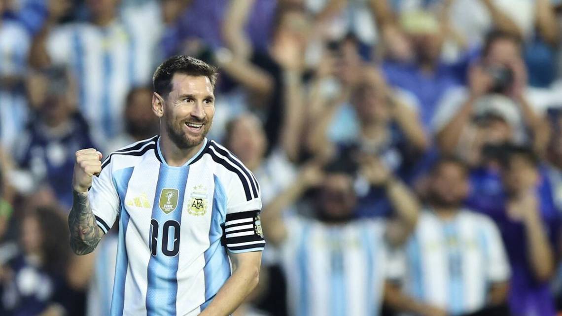 Lionel Messi marcó un tanto de penal. (Crédito: Omar Vega - Getty Images North America)