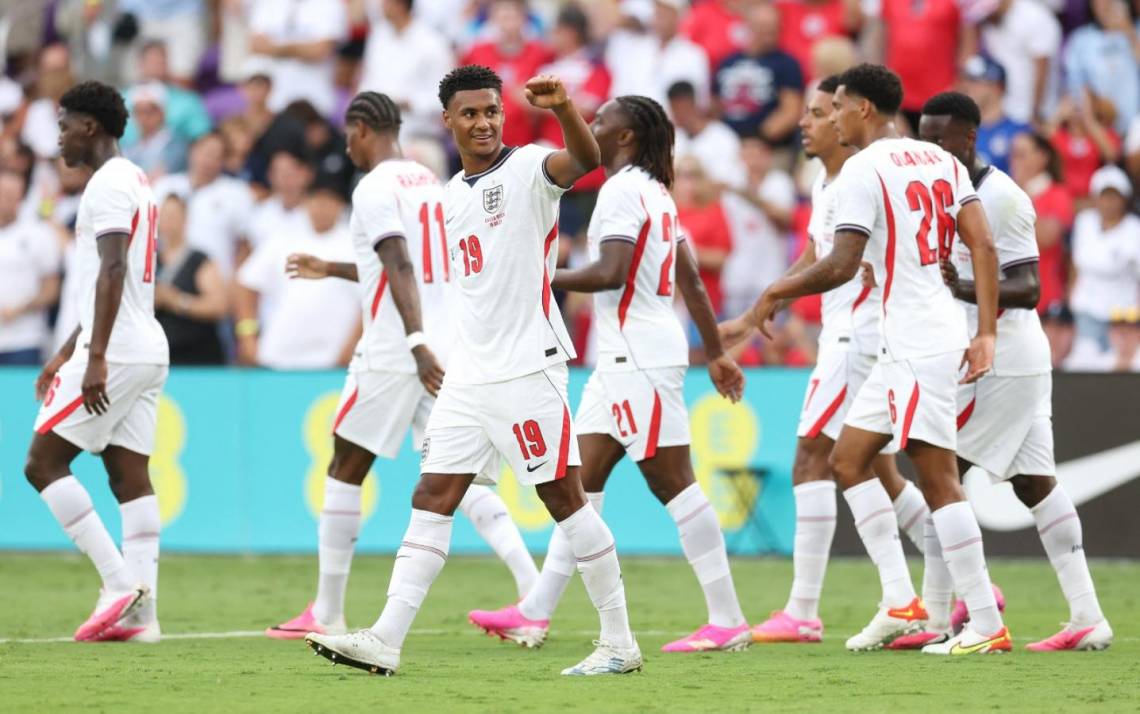 Inglaterra goleó a Costa Rica a horas del comienzo del Mundial.