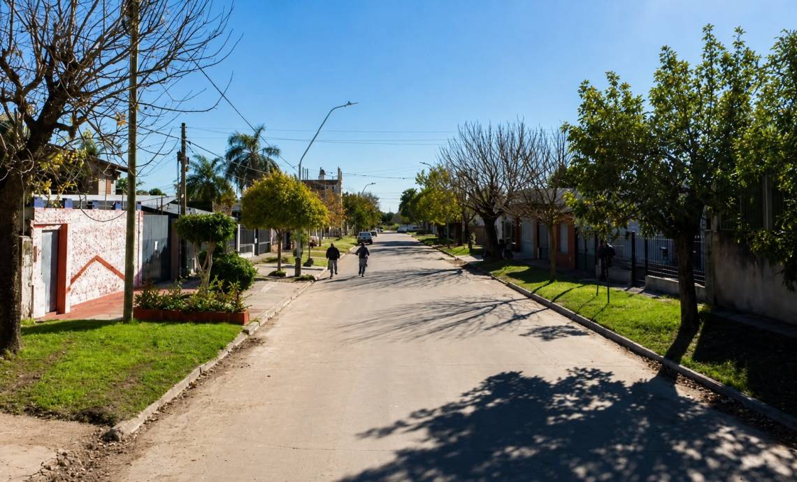Moreno al 1300, la cuadra donde ocurrió el violento hecho. 