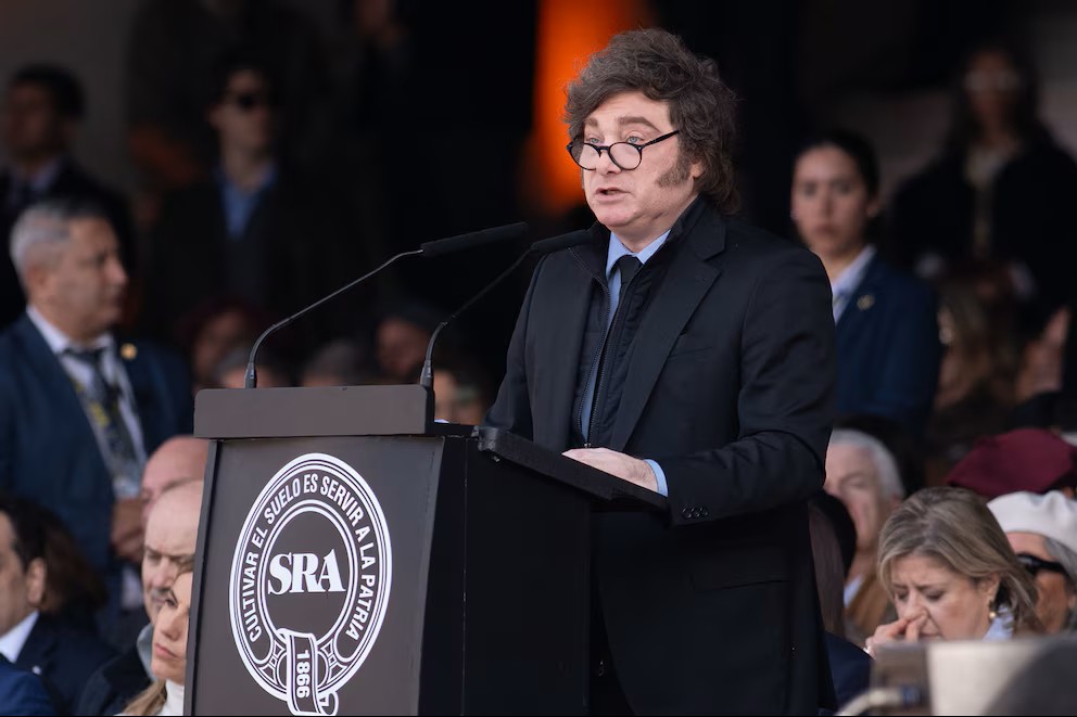 Sin anuncios, Milei defendió su política para el campo en la apertura de La Rural