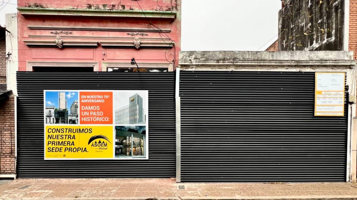 La nueva sede de ASOEM Mutual estará en calle Salta al 3000, en la ciudad de Santa Fe.