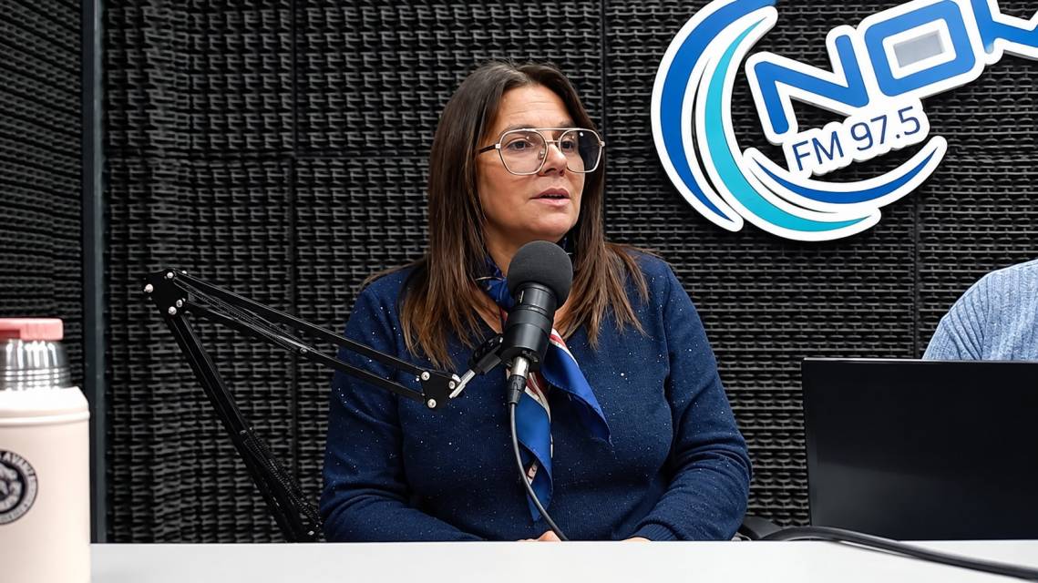 Giselle Miravete, concejal de La Libertad Avanza, durante la entrevista de este jueves en Nova al Día. (Crédito: STD)