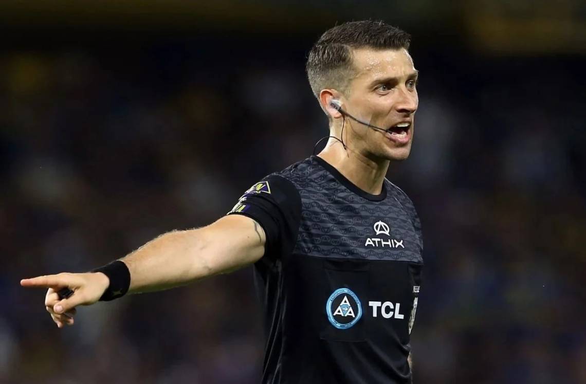 Sebastián Martínez dirigirá Boca-Unión, el viernes a las 21.30 en La Bombonera.