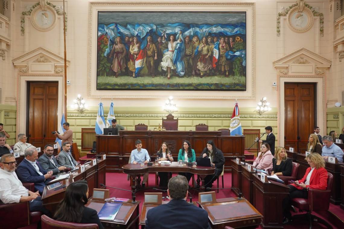 La diputada Gisel Mahmud impulsó una jornada de debate sobre el endeudamiento de las familias santafesinas en el recinto de la Cámara de Diputadas y Diputados.